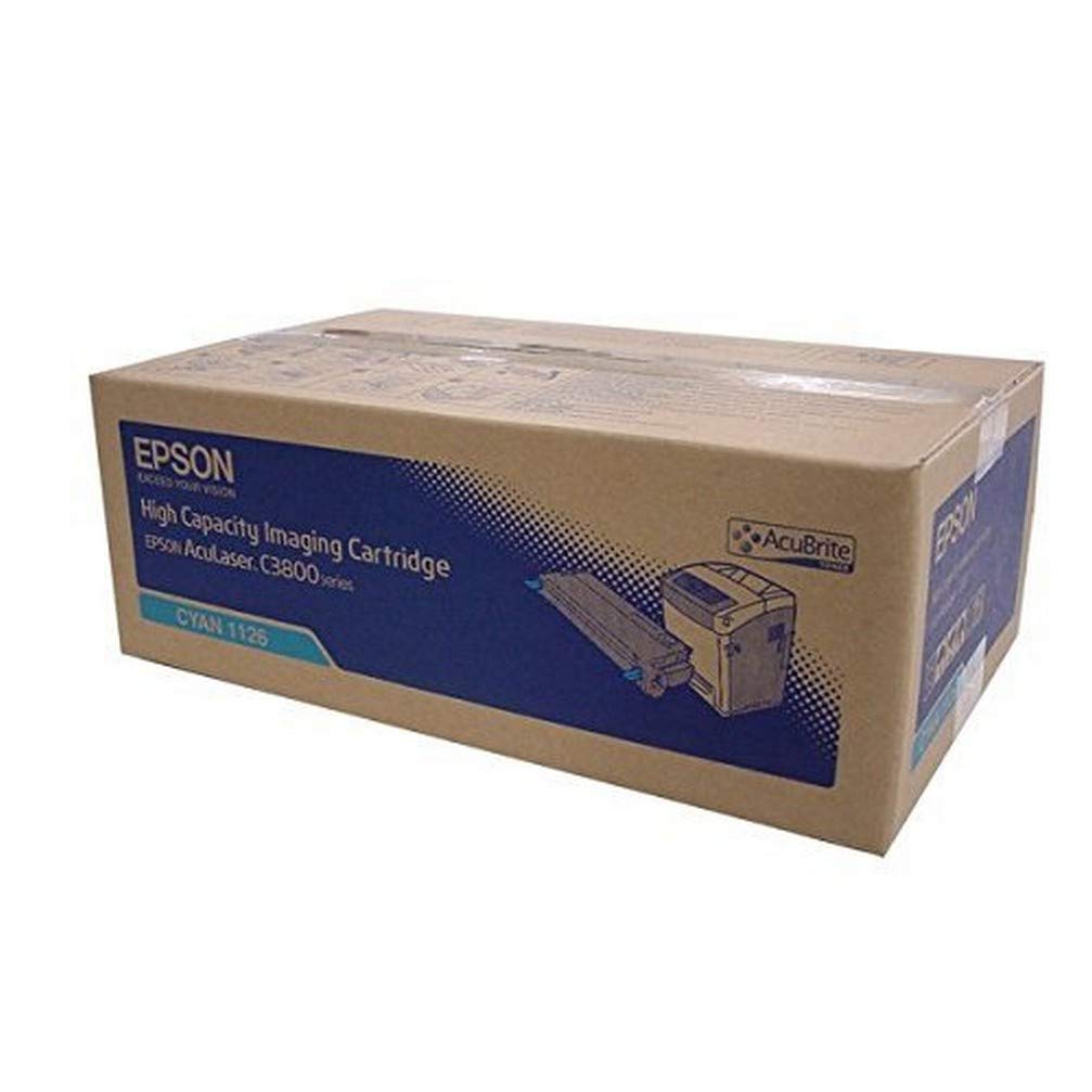 Epson S051126 Toner mit hoher Kapazität für AcuLaser C3800 Cyan 9000 Seiten Cyan, 9000 Seiten Cyan
