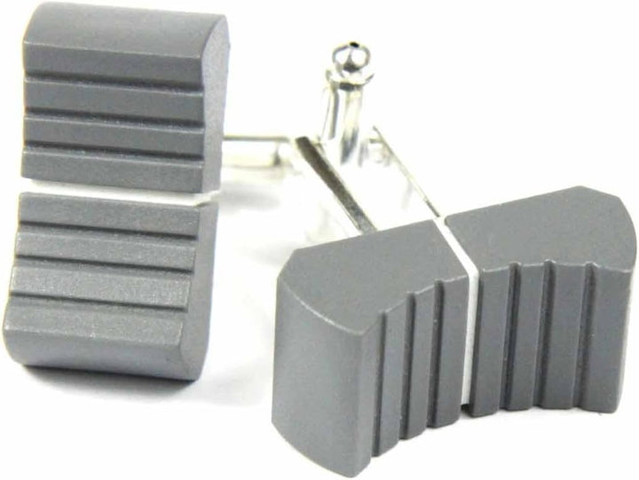 Miniblings Fader Manschettenknöpfe Miniblings Regler DJ Tontechniker Mischpult Mixer grau - Herrensc