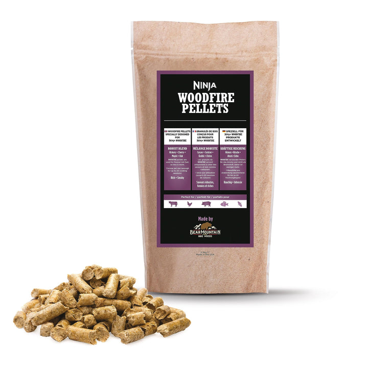 Ninja Woodfire Pellets Robuste Mischung 900 g, offizielle Ninja Woodfire Pellets, geeignet für Ninja