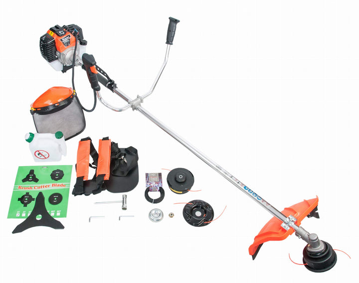 Benzin Motorsense 5,2 PS DE MON Freischneider Rasentrimmer Trimmer Leicht Benzin Gartenwerkzeug Rase