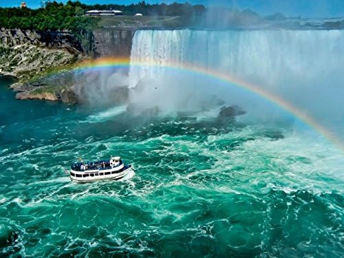 CALVENDO Puzzle Niagarafälle - American Falls und Horseshoe Fall 1000 Teile Lege-Grösse 64 x 48 cm F