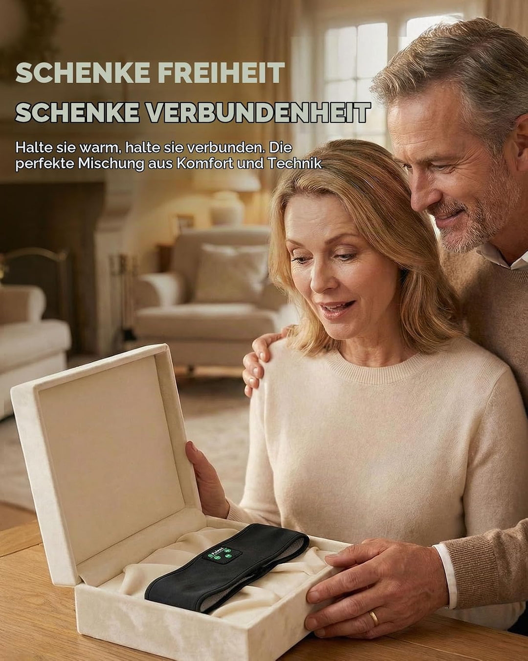 Schlaf Kopfhörer Ohrstöpsel, Kabellos Sport Stirnband Kopfhörer mit HD Stereo Lautsprecher für Sport