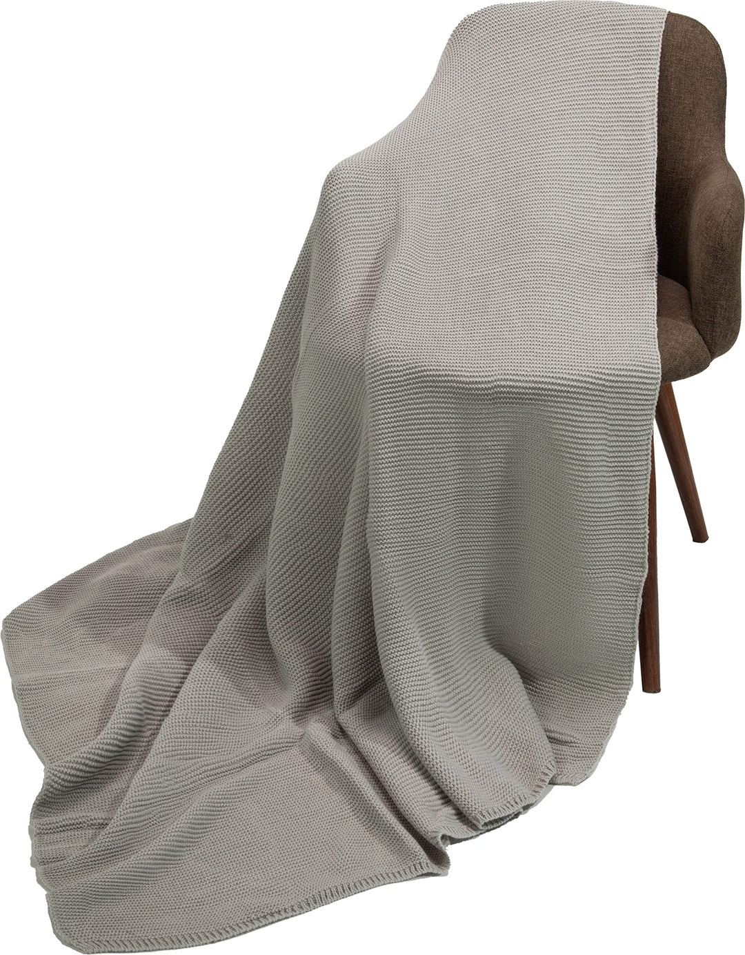 Ever Bloom Damen Winter Poncho Schal auch als warme leiche Kuscheldecke, Multifunktion Grau, Grau