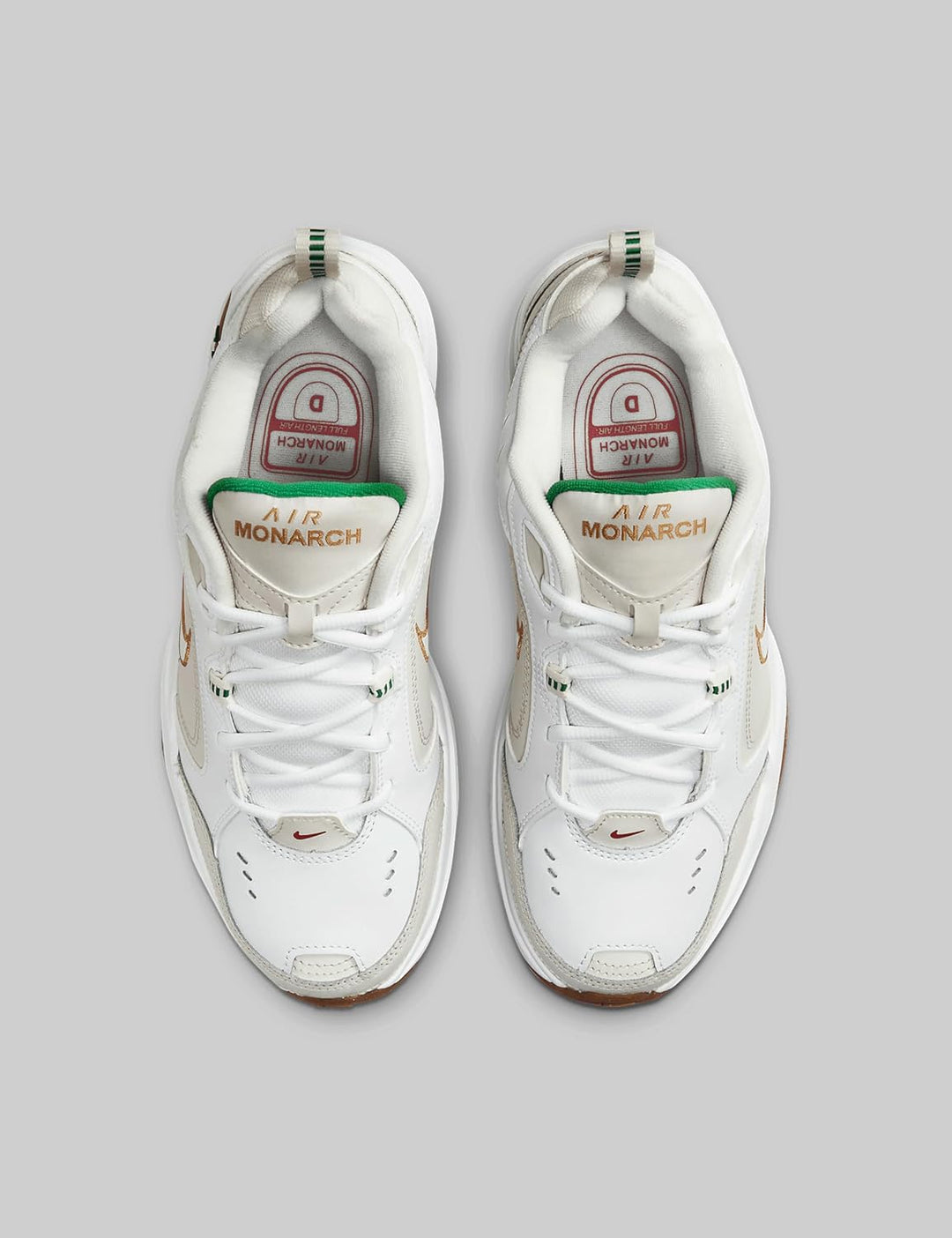 Nike Herren Air Monarch Iv Fitnessschuhe 40 EU White Metallic Gold Phantom Lucky Green, 40 EU White