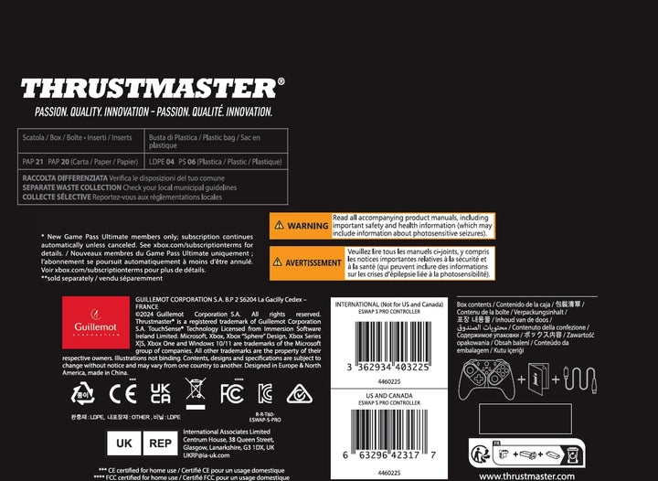 Thrustmaster ESWAP X LED ORANGE CRYSTAL PACK, Pack of 7 Backlit Orange Modules, NXG Mini-Sticks, Hot