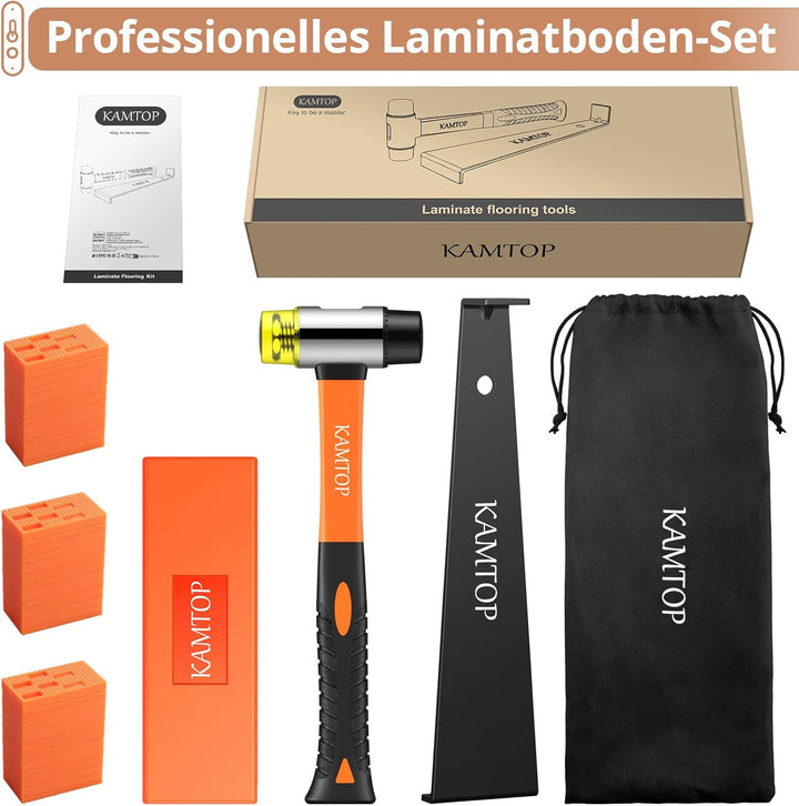 Kamtop 63 tlg.Verlegeset Parkett Nivelliersystem Laminat Parkett Holzfussboden Installations Set Lam