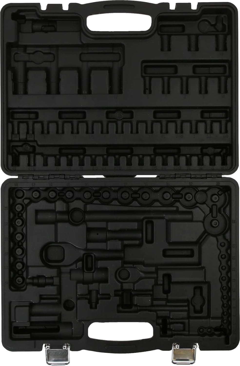 KS Tools 911.0694-99 Kunststoff-Leerkoffer (ohne Inhalt) für 1/4"+1/2" Steckschlüssel-Satz, 94-tlg.