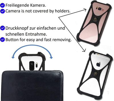 K-S-Trade Für Fairphone 4 Hülle 360° Hülle Für Fairphone 4 Inkl. Headphones Schwarz Kunstleder Case