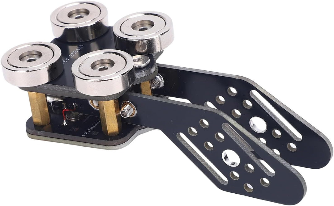 lyrlody Doppelpaddel Morse Taste, CW Keyer Automatik Trainer mit 4 Nd Magneten Basis 3.5mm Soundbuch