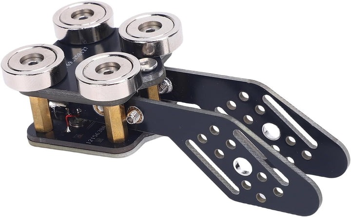 lyrlody Doppelpaddel Morse Taste, CW Keyer Automatik Trainer mit 4 Nd Magneten Basis 3.5mm Soundbuch