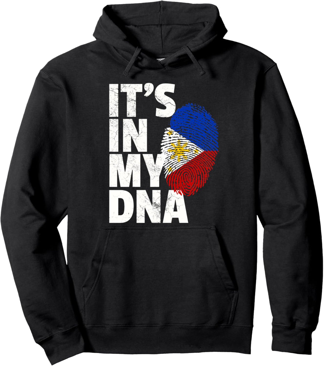 IT'S IN MY DNA Philippines Flag Pride National Country Roots Pullover Hoodie