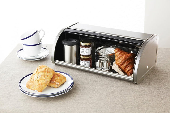 Brabantia Rollbrotkasten/Brilliant Steel (inklusive der Seitenteile)