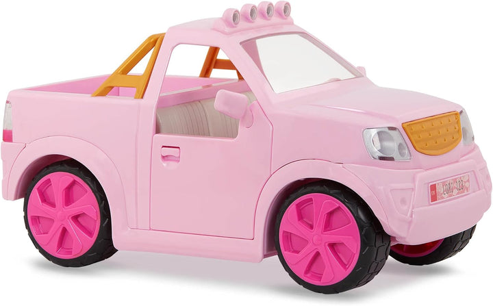 Lori - Briella's Truck & Anhänger Set - Mini-Puppe, Pickup Truck, Pferd & Anhänger - Spielzeugpferde