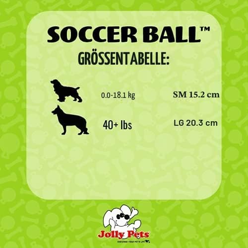 Jolly Pets,Hund - Fussball - Meerblau - 20 cm - 1 Stück, Multi, Large/X-Large, SB08 Ocean Large / X