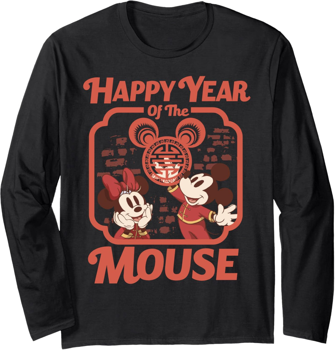 Disney Mickey And Friends Happy Year Of The Mouse Langarmshirt