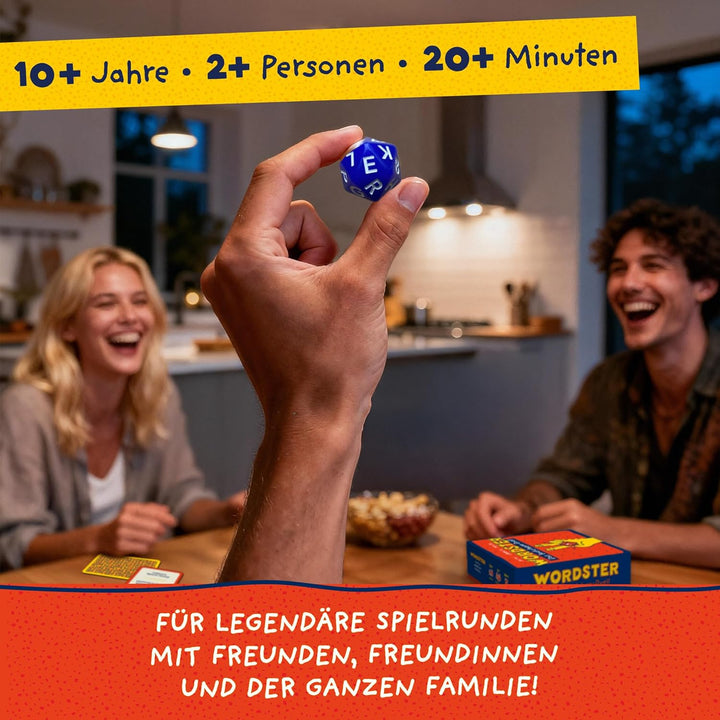 Das Buchstaben-Duell - Lustiges Spiel für Erwachsene und Jugendliche - Stadt Land Fluss Kartenspiel