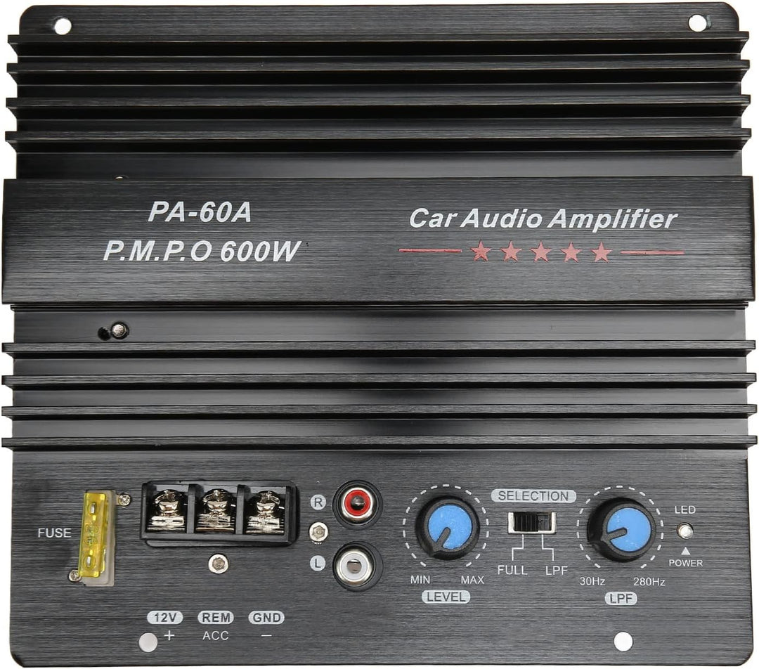 Stereo-Audio-Leistungsverstärker, 12 V 600 W Auto-Sound-Leistungsverstärkerplatine, Digital-Verstärk