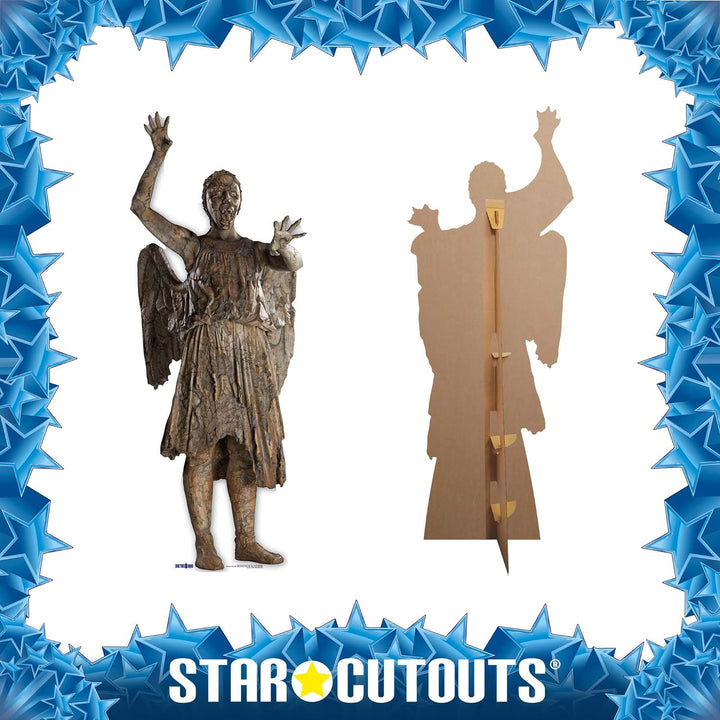 Star Cutouts Pappaufsteller von Weeping Angel Attacking