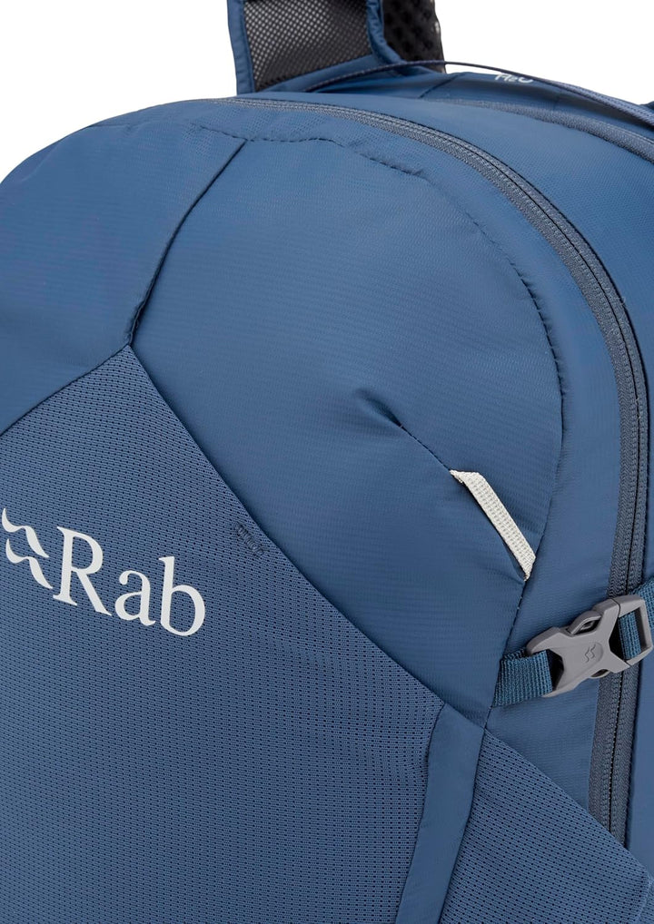 Rab Tygen Rucksack, leicht, atmungsaktiv, Tagesrucksack für Reisen, Wandern und Pendeln Tempest Blue