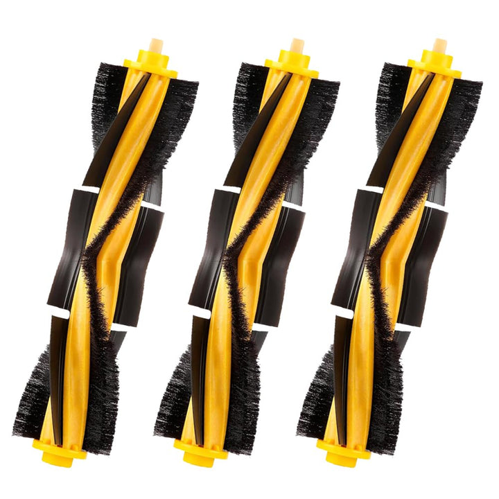 3 Stück Walzenbürsten Hauptbürste Ersatzteile mit Reinigungsbürste, Staubsauger zubehör Sets für Sau