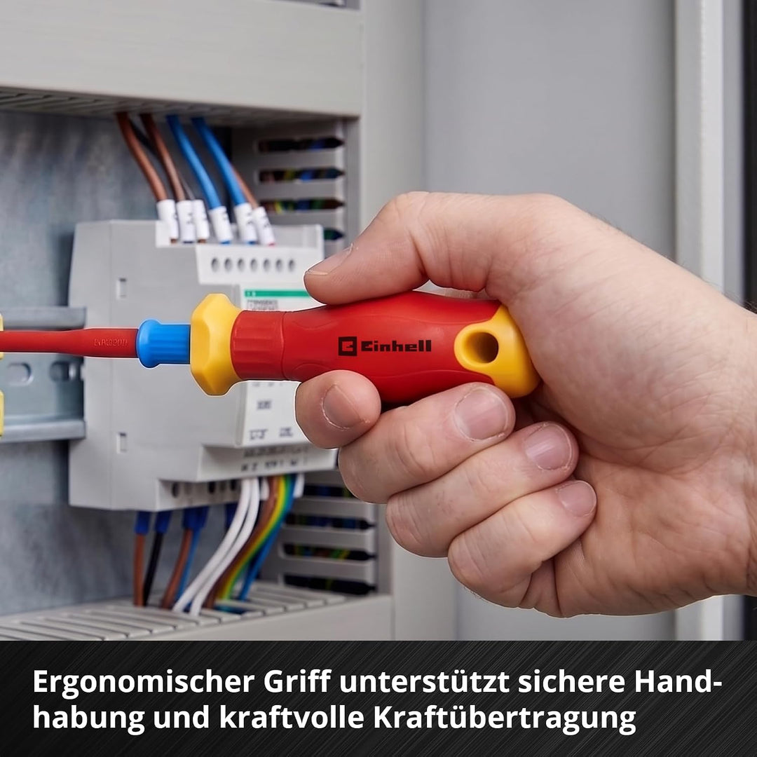 Einhell VDE 20-tlg. Schraubendreher-Set runder, grader Griff, runder, grader Griff