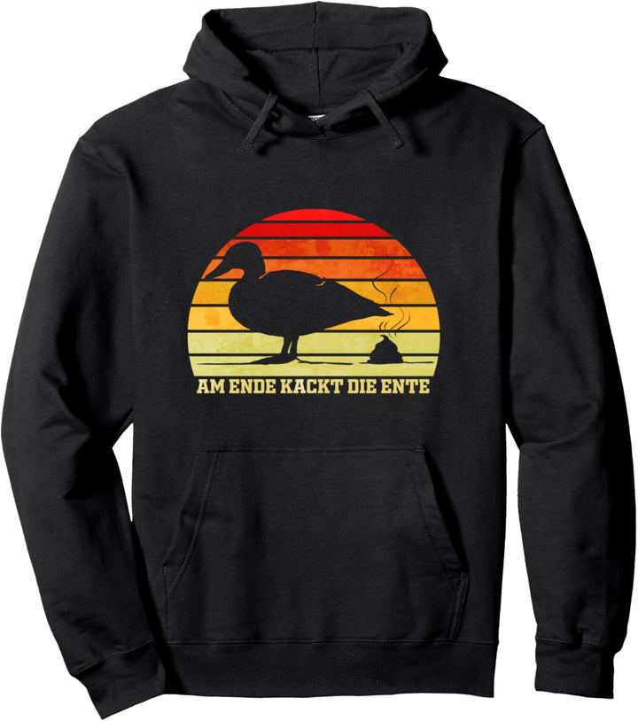Ente Geschenk Enten Fan Entchen Ententeich Vintage Lustig Pullover Hoodie