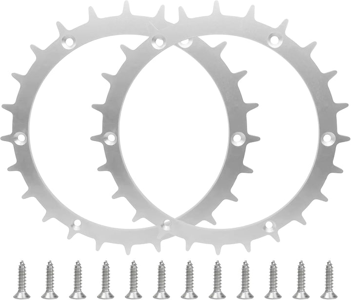 JOJOCY Edelstahl Spikes für Bosch Indego XS300 M700 S500 Mähroboter, 170mm Mähroboter Rad Spikes mit
