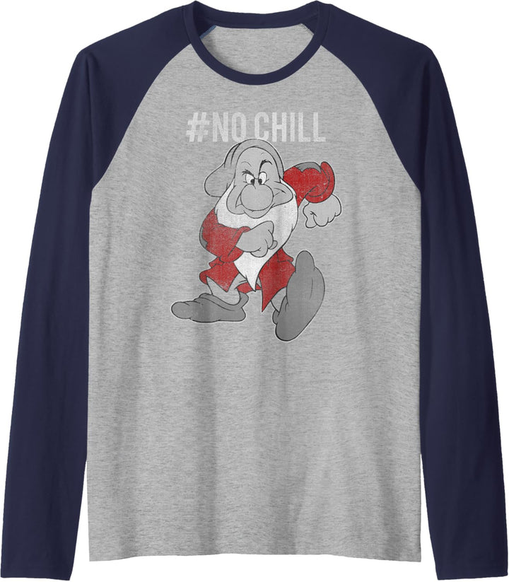 Disney Snow White Grumpy No Chill Vintage Raglan