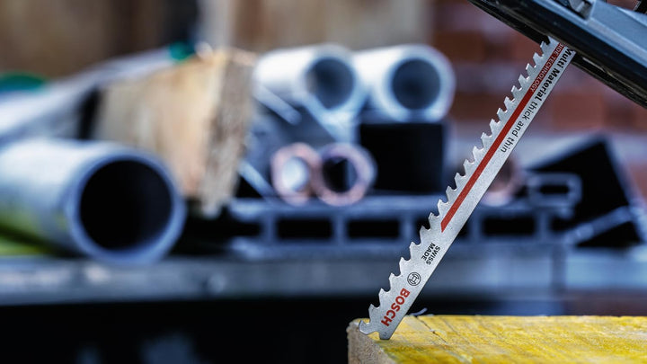 Bosch 2x EXPERT ‘Multi Material‘ T 367 XHM Stichsägeblatt (für Zäher Stahl, Aluminium, Holz mit Meta