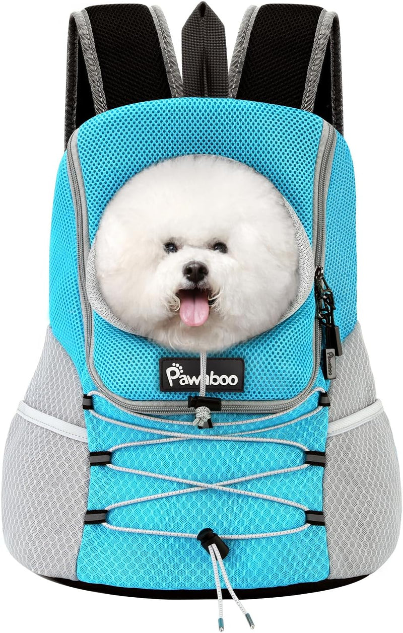 Pawaboo Haustier Rucksack Hund Tragetasche für Kleine Mittelgrosse Hunde und Katzen, Atmungsaktiv un