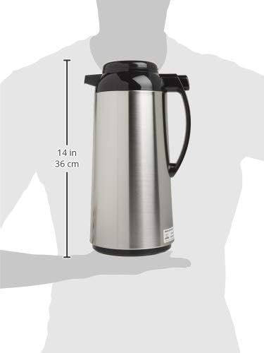 Zojirushi Premium Thermal 1.85 Liter Carafe, Brushed Stainless Steel by Zojirushi Schwarz / Chrom, S