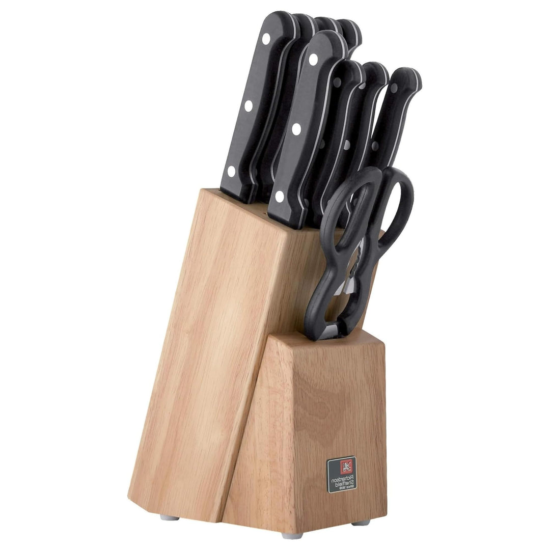 Richardson Sheffield ARTISAN Messerblock 9-teilig | Holzmesserblock inklusive Küchenmesser Set | Hol
