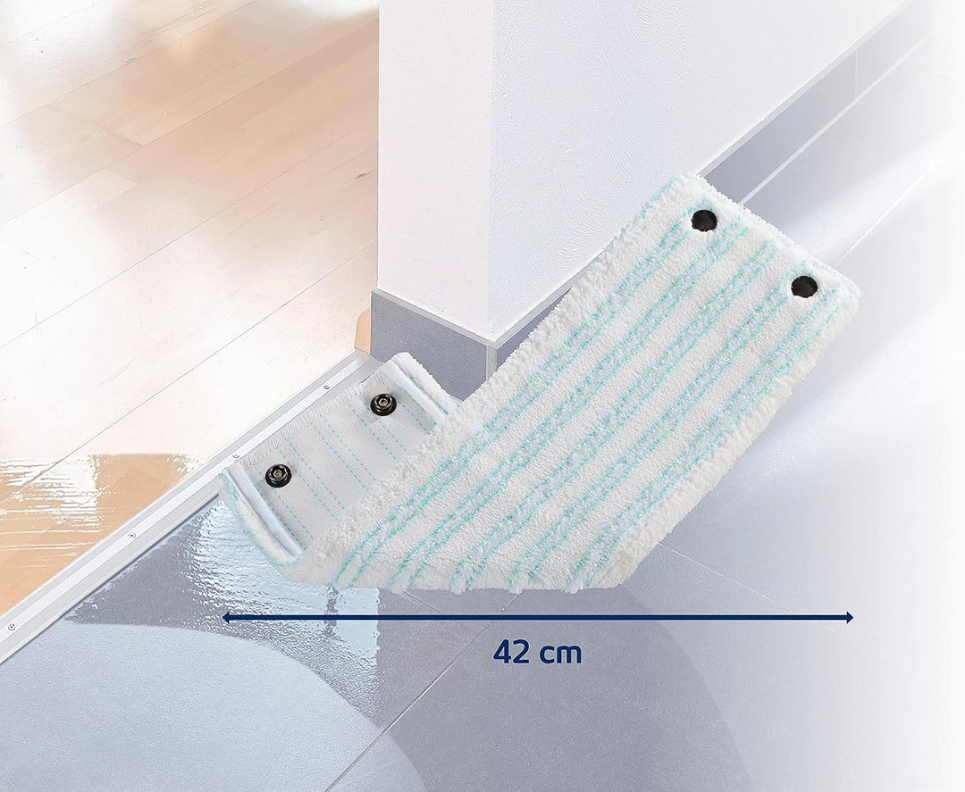 Leifheit Wischbezug CLEAN Twist XL/Combi XL Micro Duo 3er Set, Bodenwischer Ersatzbezug, Mikrofaser