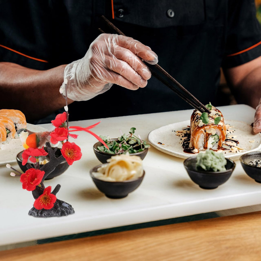 Sushi Ornament Aus Kunststoff Künstliche Blume Stabile Sashimi Teller Dekoration Für Sushi Vielseiti