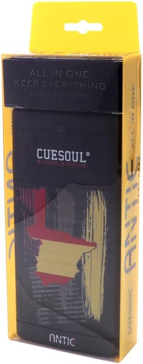 CUESOUL ANTIE Hard Dart Case, Hält 6 Dartpfeile mit Stahlspitze/Softspitze und zusätzliches Zubehör,