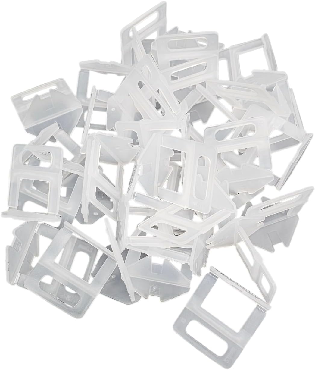 Fliesen Nivelliersystem Rot Fliesenstärke 3-12 mm Basis+-Set 2,5 mm 400 Laschen 100 Keile + Zange -V