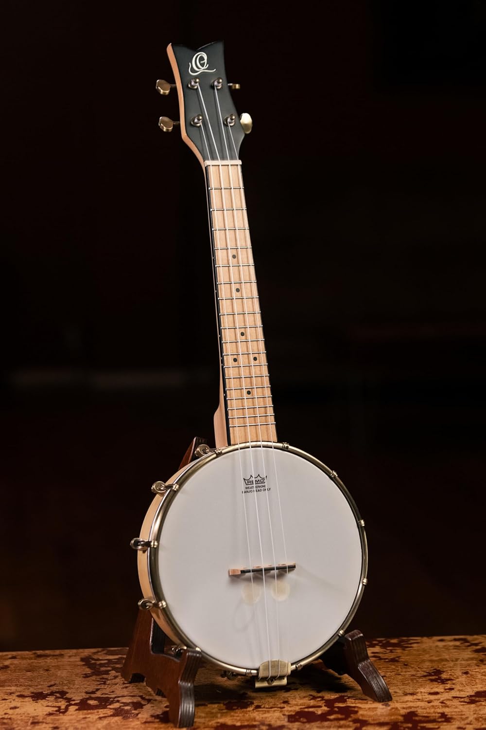 ORTEGA Banjolele Series Banjolele 4 String - + Gigbag (OUBJE90-MA) Rechtshänder, Rechtshänder
