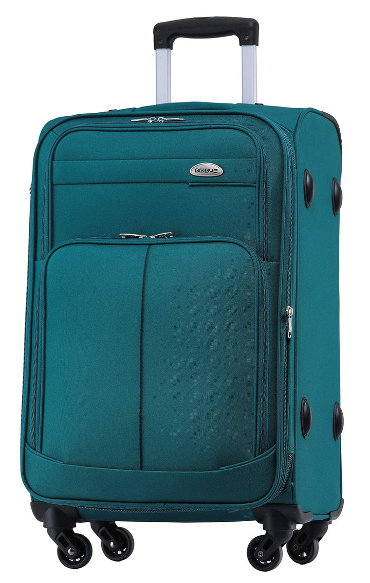 BEIBYE 4 Rollen Reisekoffer .Stoffkoffer Handgepäck Kindergepäck Gepäck Koffer Trolley Set-XL-L-M (T