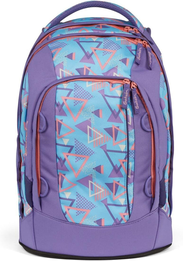 satch Pack Schulrucksack Set 2.tlg inkl. Schlamperbox 80s Dance, 80s Dance
