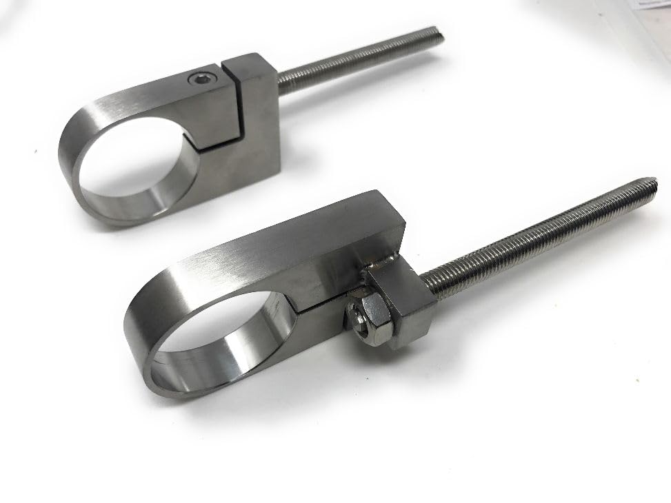 Edelstahl Pfostenhalter Geländer - Wandanker für 42,4mm Edelstahl-Rohr mm Verstellbare Wandhalterung