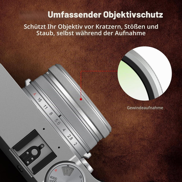 SmallRig UV-Filter für FUJIFILM X100VI / X100V, 99% Lichtdurchlässigkeit, optisches Glasobjektiv, wa