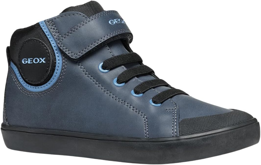 Geox Jungen J Gisli Boy C Sneaker 28 EU Blau, 28 EU Blau