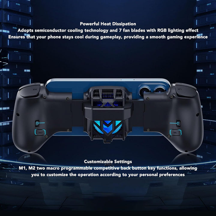 Zunate Teleskop Gamepad Controller, Ausziehbarer Gamepad Teleskop Gamecontroller, Unterstützung für