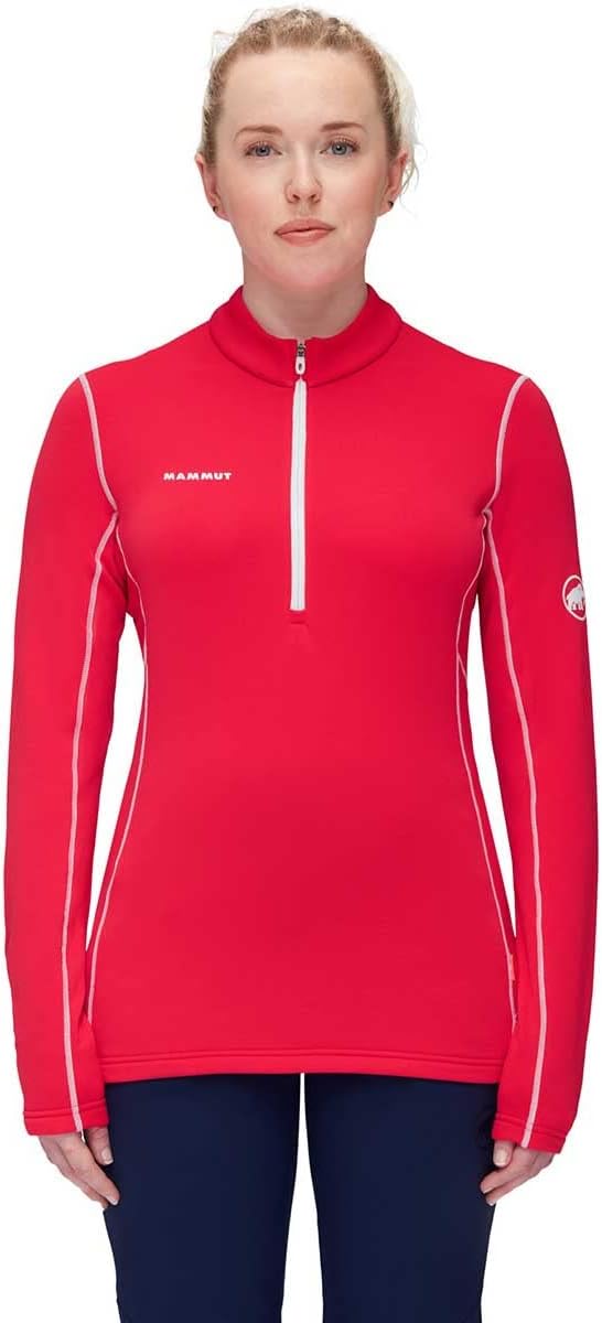 Mammut Aenergy ML Pullover mit halbem Reissverschluss Damen, S Azalea