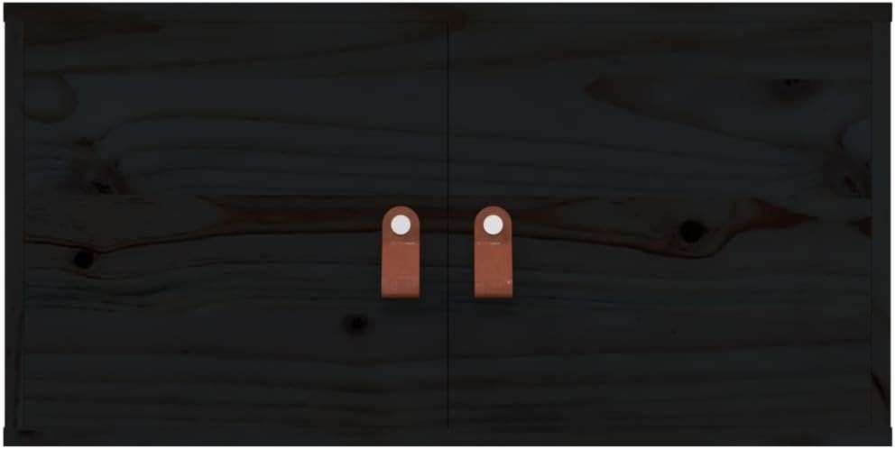 WIFESE 60x30x30 cm 2 Stück Wandschrank TV Schrank mit 2 Türen Hängeschrank Bücherregal Schweberegal