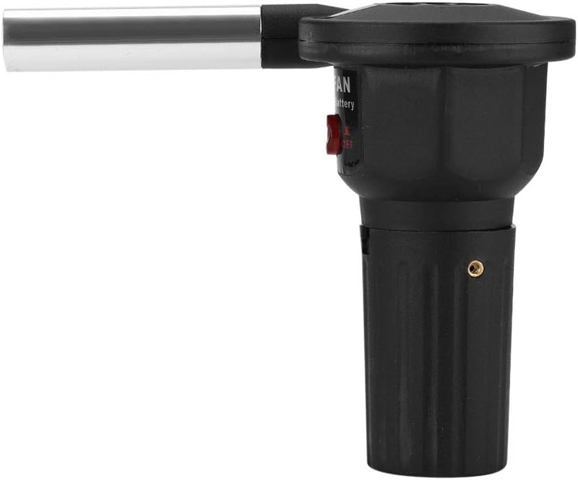 Fdit Grillgebläse, tragbarer Grillventilator, zuverlässiger Grillventilator, leichte Batterie zum Gr