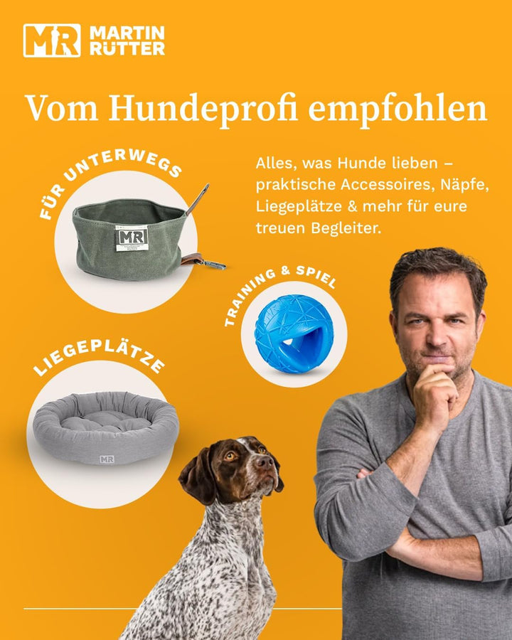 Martin Rütter FUNSTIX Stöckchenersatz für Hunde Grösse: L, Farbe: Neongelb – Flexibler & sicherer Ap