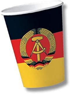 HHO Nostalgie Ostalgie DDR Party-Set 40tlg. für 10 Gäste : Becher Teller Servietten