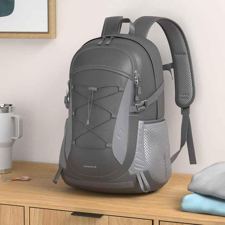 RAINSMORE Wanderrucksack Herren Damen 40L Wasserdichter Rucksack Leicht Gross Reiserucksack Trekking