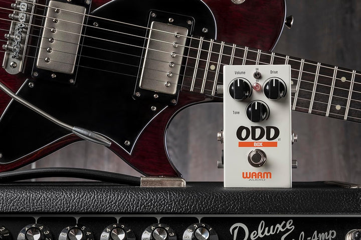 Warm Audio ODD Box V1, Over Drive Disorder Pedal („Cranked Amp“ Sound, kompakte Boutique-Qualität, T